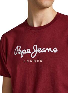 Camiseta Pepe Jeans Eggo Rojo para Hombre