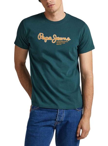 Camiseta Pepe Jeans Wido Verde para Hombre