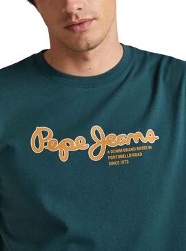 Camiseta Pepe Jeans Wido Verde para Hombre