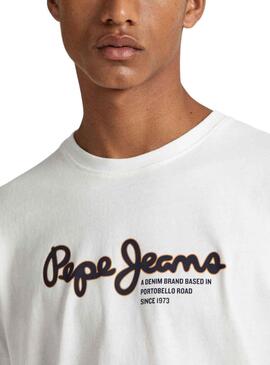 Camiseta Pepe Jeans Wido Blanco para Hombre