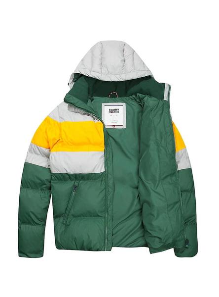 Cazadora Tommy Jeans Rugby Stripe Para Hombre