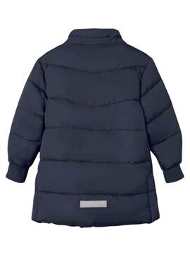 Chaqueta Name It Music Long Puffer Marino Niña