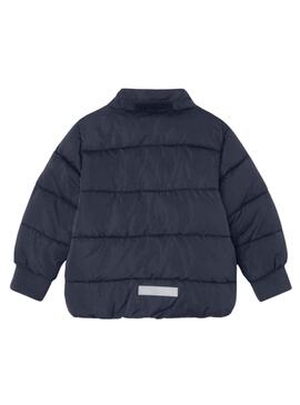 Chaqueta Name it Music Puffer Azul Marino Niño