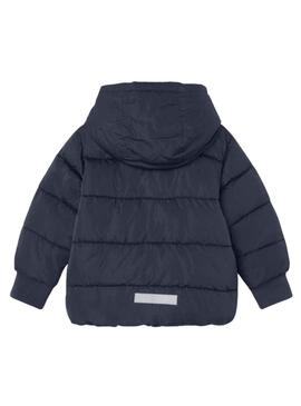 Chaqueta Name it Music Puffer Azul Marino Niño