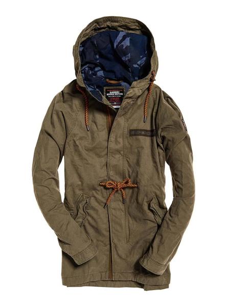 Parka Superdry Aviator Rookie Verde Hombre