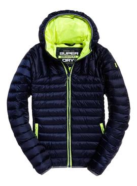 Plumífero Superdry Chromatic Marino Hombre