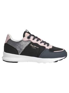 Zapatillas Pepe Jeans York Fancy Negro para Niña