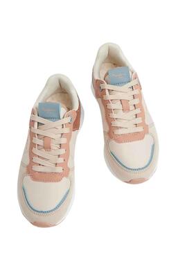 Zapatillas Pepe Jeans York Fancy Beige para Niña