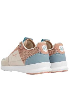 Zapatillas Pepe Jeans York Fancy Beige para Niña