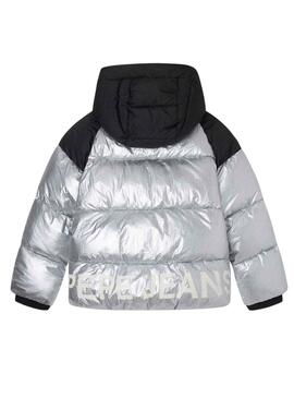 Chaqueta Pepe Jeans Sundey Silver Gris para Niña