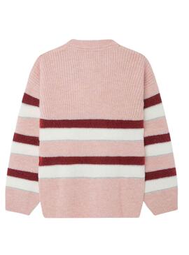 Jersey Pepe Jeans Valere Rosa para Niña