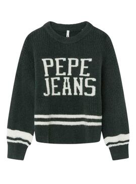 Jersey Pepe Jeans Savia Regent Verde para Niña