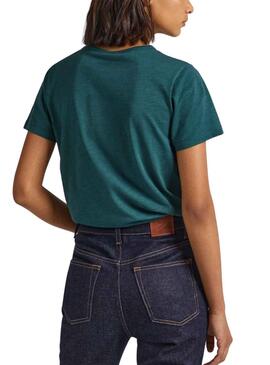 Camiseta Pepe Jeans Vio Verde para Mujer