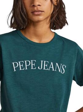 Camiseta Pepe Jeans Vio Verde para Mujer