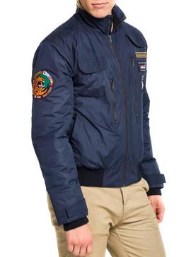 Bomber Altonadock Parches Azul para Hombre