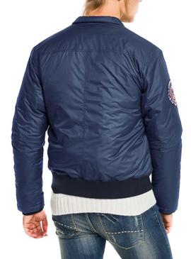 Bomber Altonadock Parches Azul para Hombre