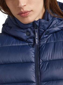 Chaqueta Pepe Jeans Maddie Long Azul para Mujer