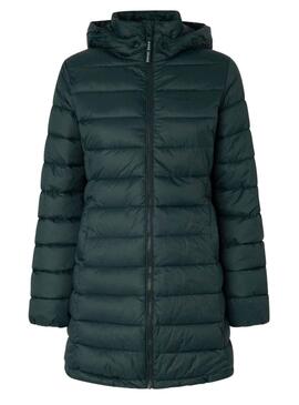 Chaqueta Pepe Jeans Maddie Long Verde para Mujer