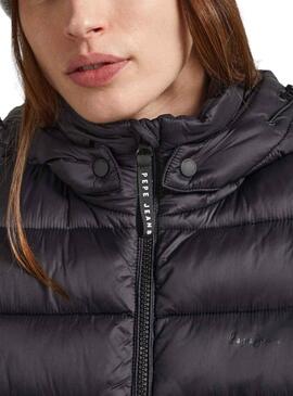 Chaqueta Pepe Jeans Maddie Long Negro Mujer
