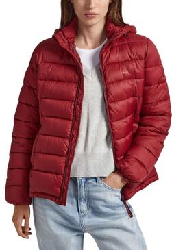 Chaqueta Pepe Jeans Maddie Short Rojo Mujer