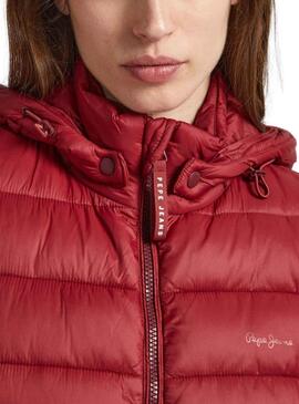 Chaqueta Pepe Jeans Maddie Short Rojo Mujer