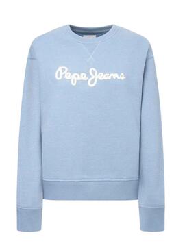 Sudadera Pepe Jeans Nanette Azul Para Mujer