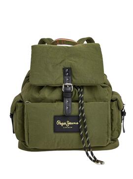 Mochila Pepe Jeans Myla Margy Verde para Mujer