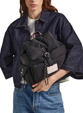Mochila Pepe Jeans Myla Margy Negro para Mujer