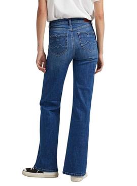 Pantalón Vaquero Pepe Jeans Willa Azul Mujer