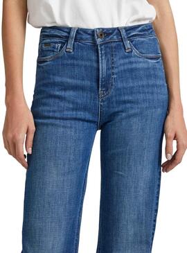 Pantalón Vaquero Pepe Jeans Willa Azul Mujer