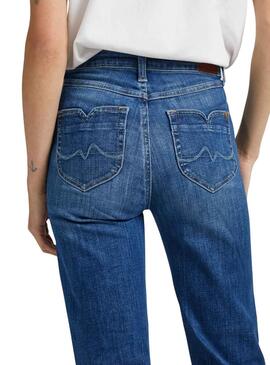 Pantalón Vaquero Pepe Jeans Willa Azul Mujer