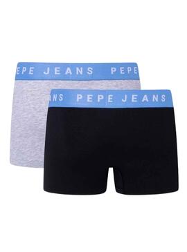 Pack 2 Bóxers Pepe Jeans Logo TK Azul para Hombre