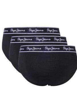 Pack 3 Slips Pepe Jeans Negro para Hombre