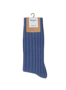 Pack 2 Calcetines Pepe Jeans Chunky Azul Hombre