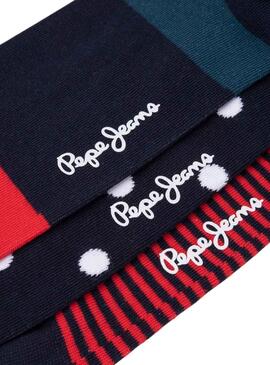 Pack 3 Calcetines Pepe Jeans Colorblock Hombre