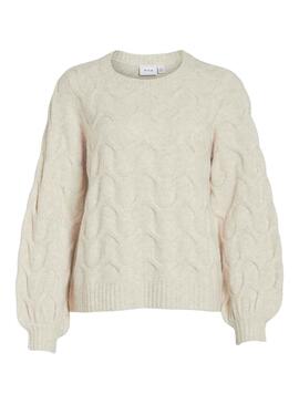 Jersey Vila Viella New Beige para Mujer