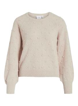 Jersey Vila Vituli Beige para Mujer