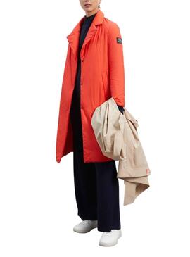 Gabardina Ecoalf Albert Beige para Mujer
