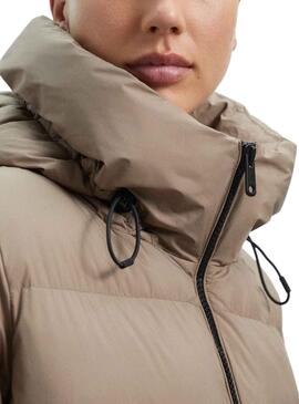 Chaqueta Ecoalf Manlie Marrón para Mujer