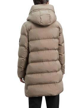Chaqueta Ecoalf Manlie Marrón para Mujer