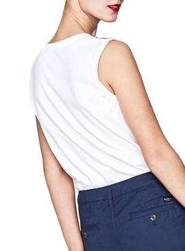 Camiseta Pepe Jeans Penny Blanco Mujer