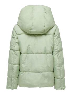 Chaqueta Only New Sydney Sara Puffer Verde Mujer