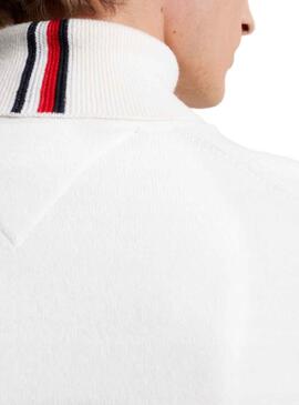 Jersey Tommy Hilfiger Pima Cashmere Blanco Hombre