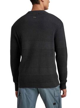 Jersey G-Star Hori Structure Negro para Hombre