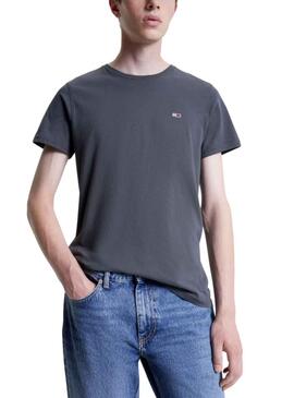 Pack 2 Camisetas Tommy Jeans Slim Gris para Hombre