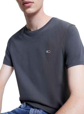 Pack 2 Camisetas Tommy Jeans Slim Gris para Hombre