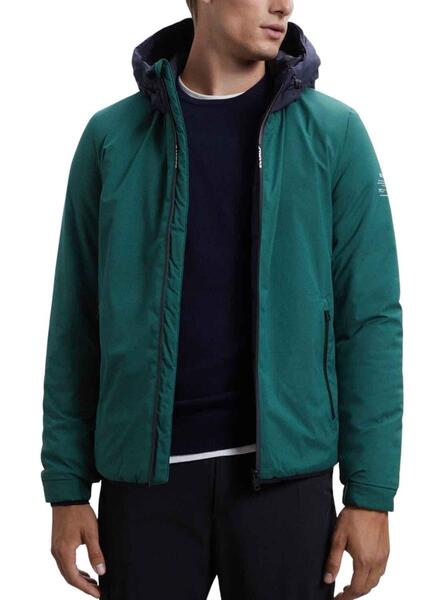 Chaqueta Ecoalf hombre verde: moda sostenible y fu