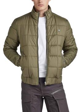 Chaqueta G-Star Meefic Quilted Verde para Hombre