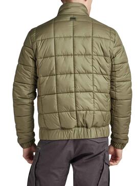 Chaqueta G-Star Meefic Quilted Verde para Hombre