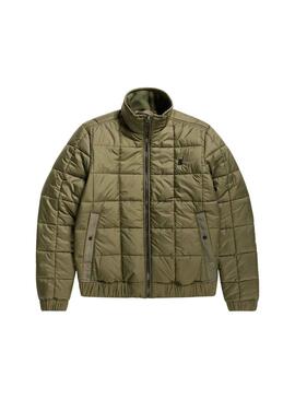 Chaqueta G-Star Meefic Quilted Verde para Hombre